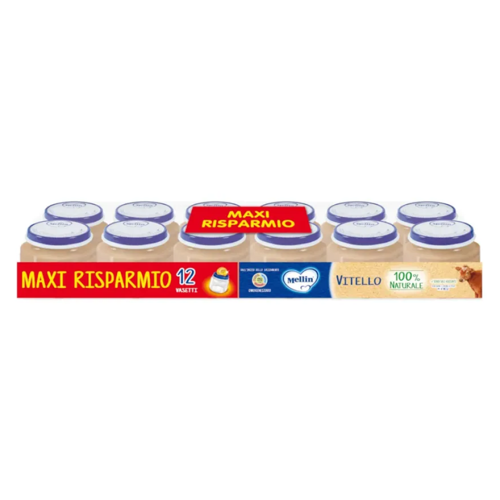 Mellin Omogeneizzato Vitello 12x80 gr