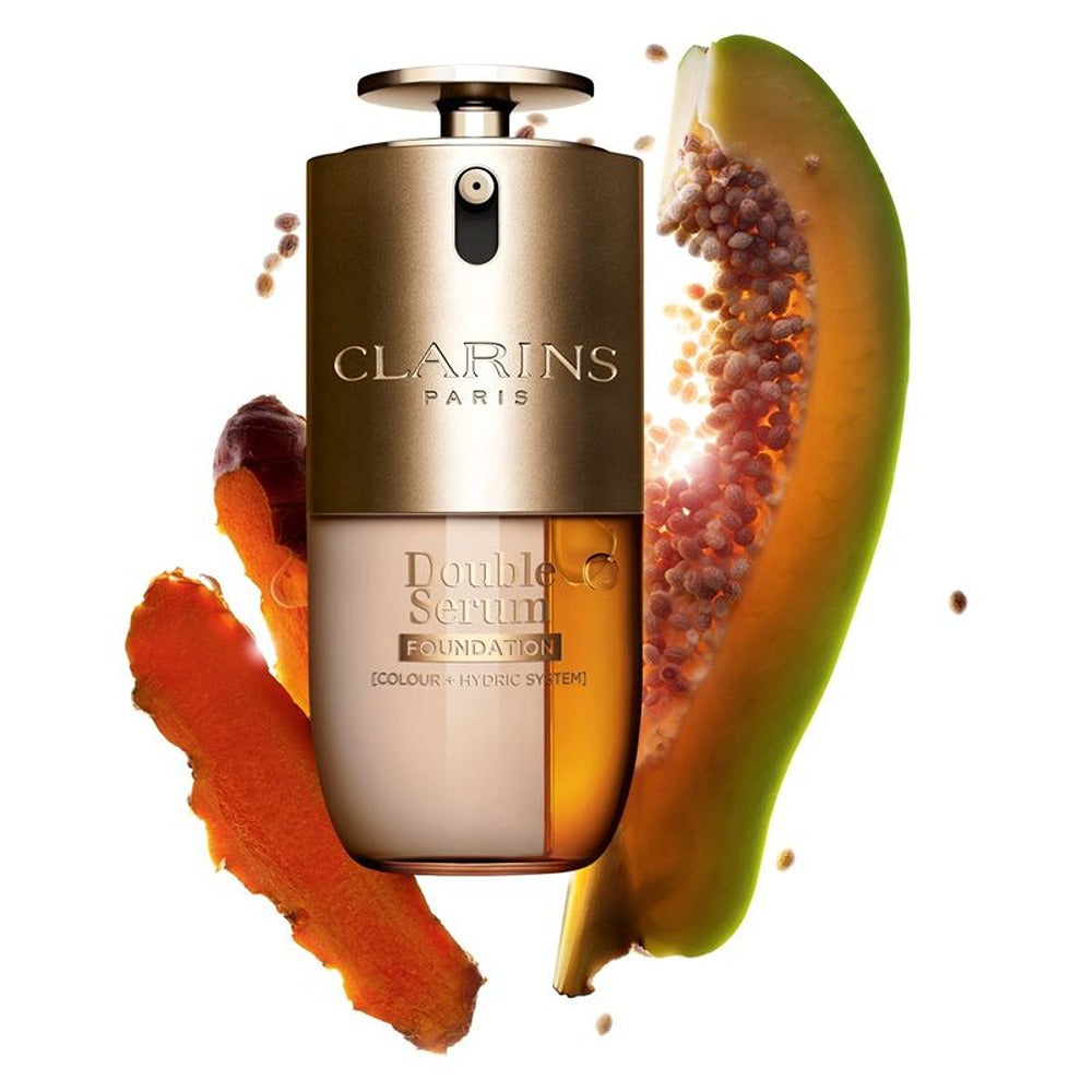 Clarins Double Serum Foundation - Fondotinta in Siero ibrido Finish Luminoso