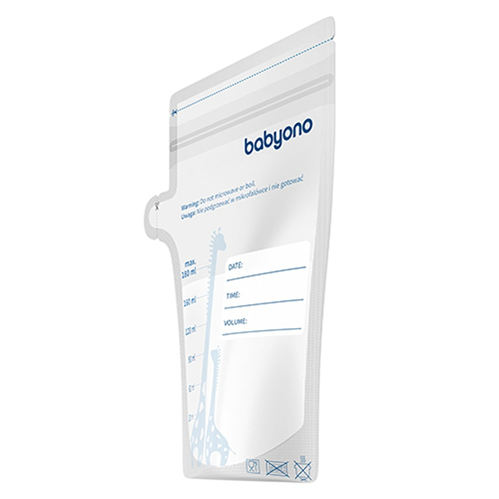 Babyono Sacchetti Per La Conservazione Del Latte Materno 180 ml 30 Pezzi