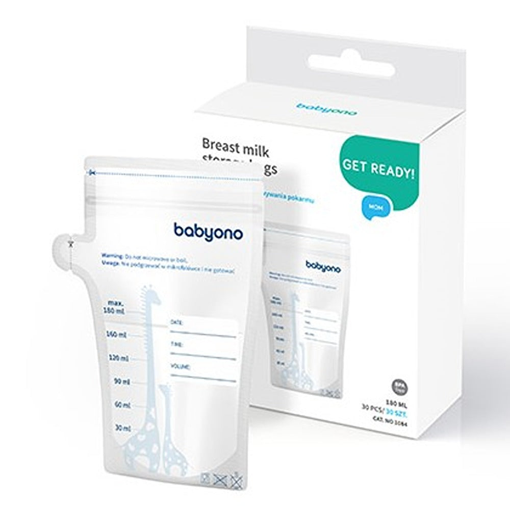 Babyono Sacchetti Per La Conservazione Del Latte Materno 180 ml 30 Pezzi