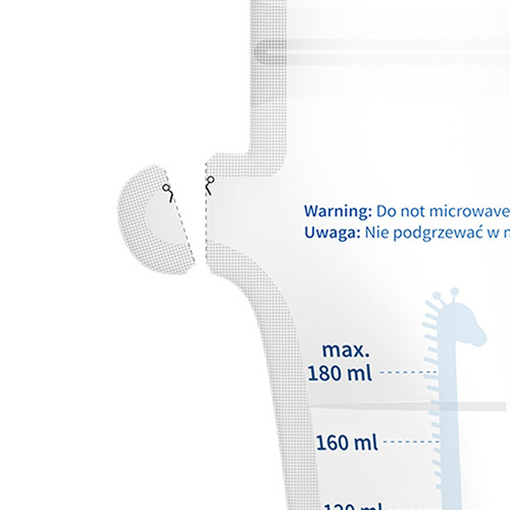 Babyono Sacchetti Per La Conservazione Del Latte Materno 180 ml 30 Pezzi