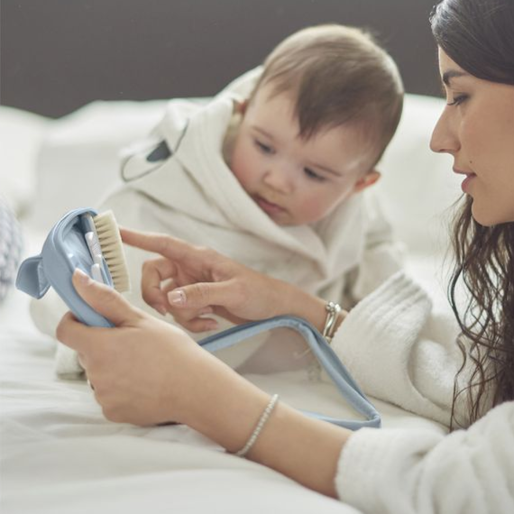 Nuvita Beauty Set Per La Cura Del Bambino Powder Blue