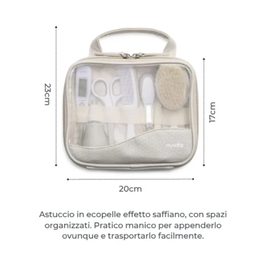 Nuvita Beauty Set Per La Cura Del Bambino Con Termometro Digitale Beige