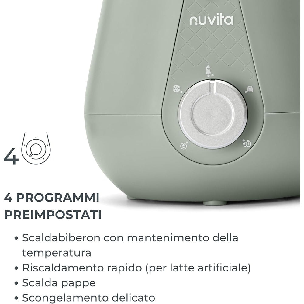 Nuvita Scaldabiberon Casa Auto Sage Green