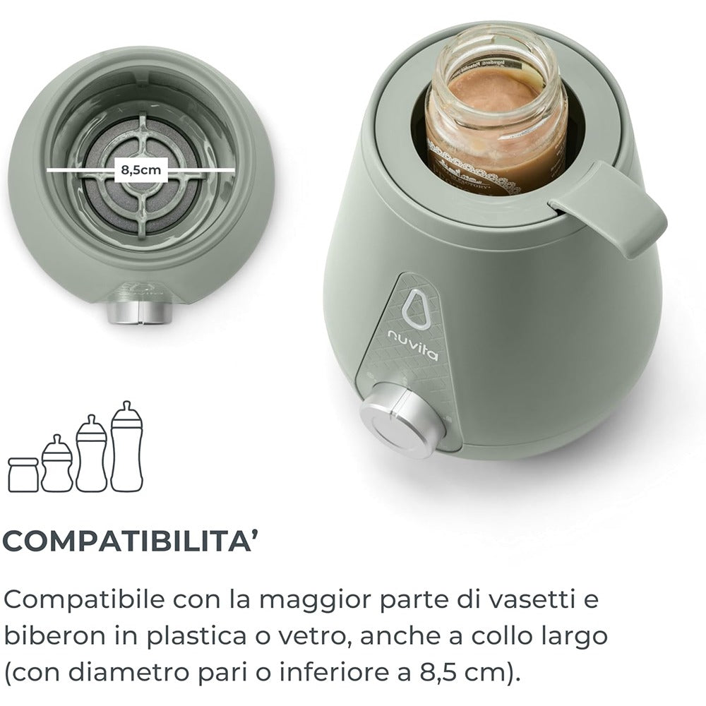 Nuvita Scaldabiberon Casa Auto Sage Green