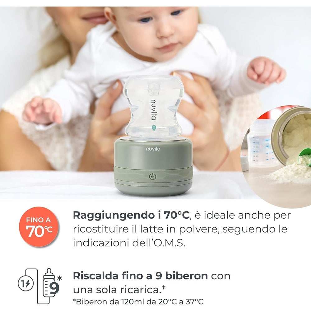 Nuvita Warm70 Scaldabiberon Portatile Universale