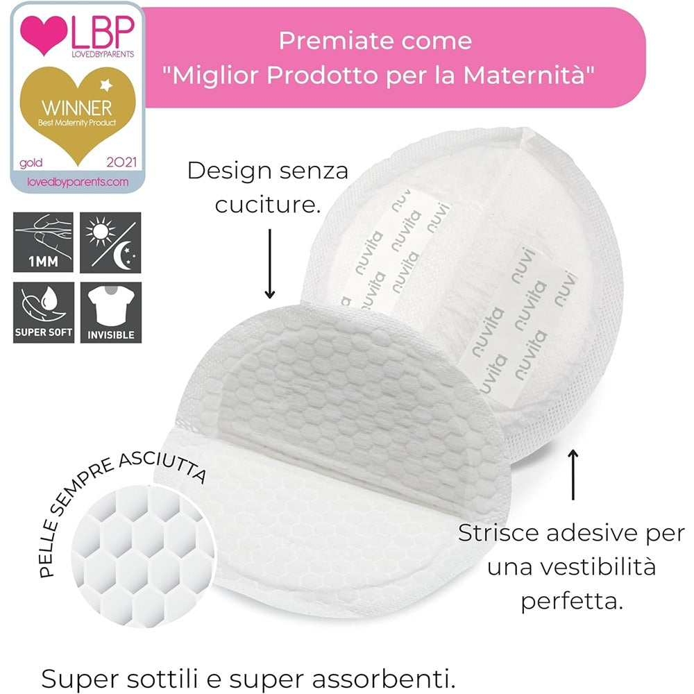 Nuvita Coppette Assorbilatte Giorno E Notte 60 Pezzi
