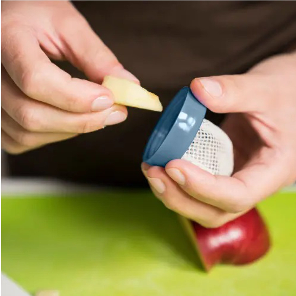Nuvita Flavorillo Yum & Gum Mangia Frutta E Massaggiagengive 2 In 1 Sage Green