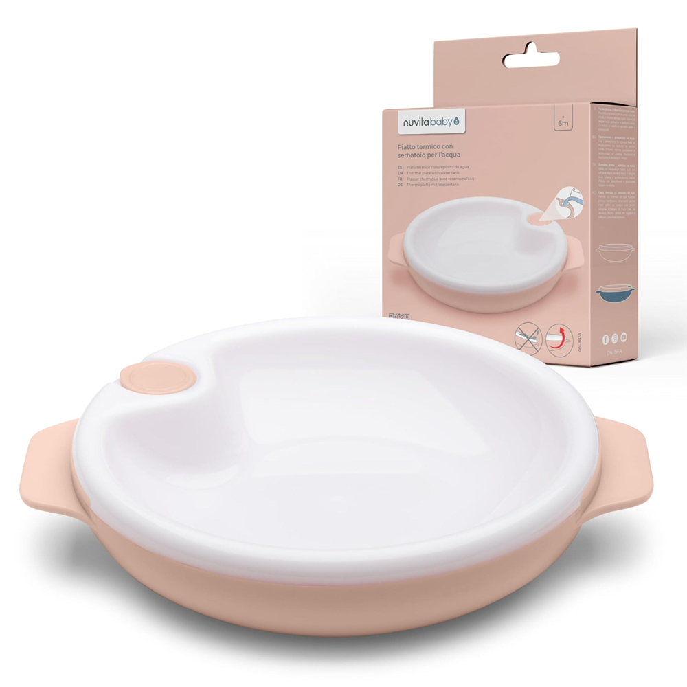 Nuvita Piatto Termico Con Serbatoio English Rose
