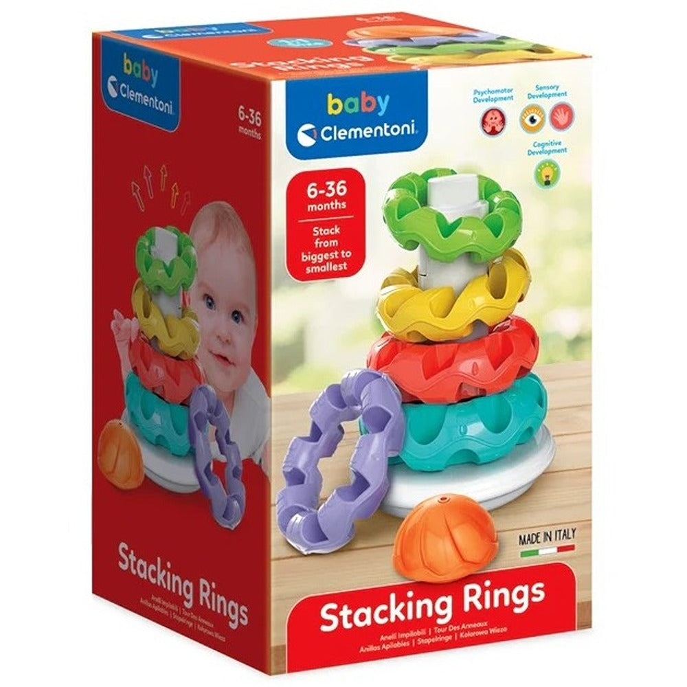 Clementoni Baby Stacking Rings - Anelli Impilabili
