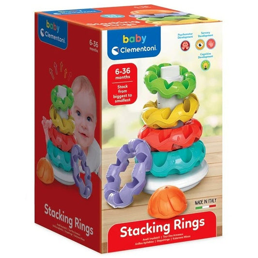 Clementoni Baby Stacking Rings - Anelli Impilabili
