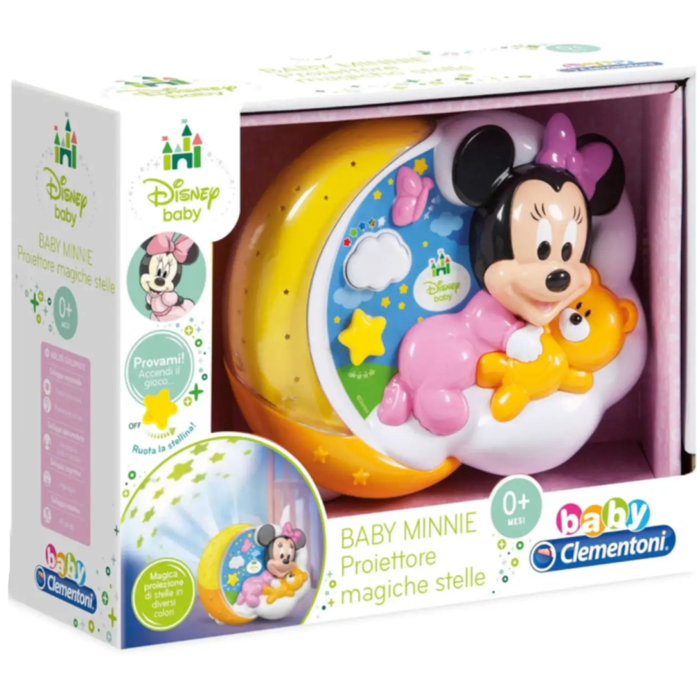 Clementoni Baby Minnie Proiettore Magiche Stelle