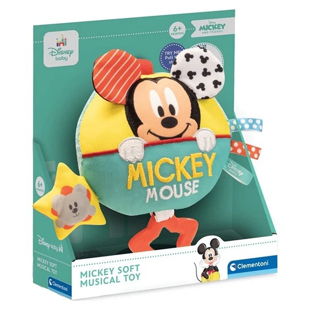 Clementoni Baby Mickey Soft Musical Toy - Baby Mickey Morbido Carillon