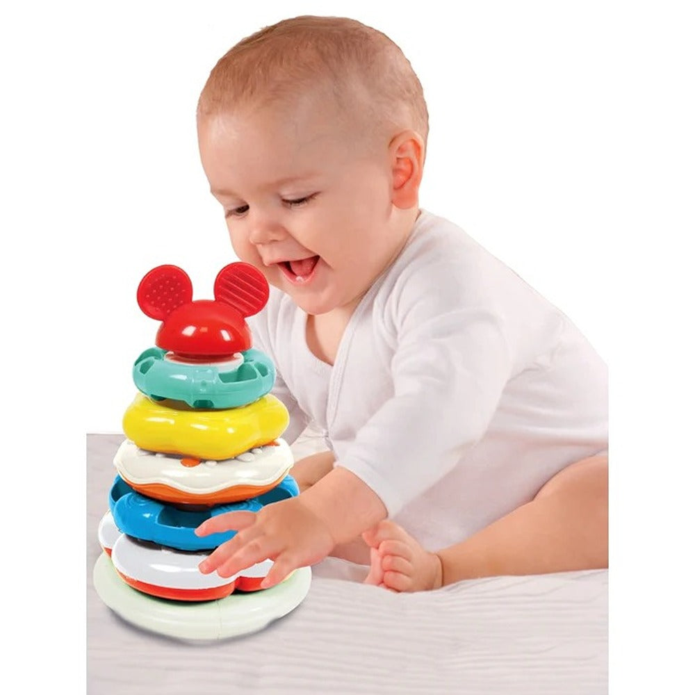 Clementoni Disney Baby Mickey Stacking Rings - Anelli Impilabili Baby Mickey