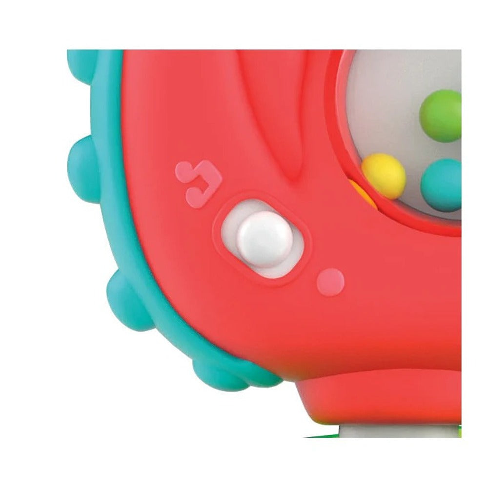 Clementoni Baby Hungry Dino - Shake & Play - Sonaglino Dinosauro Interattivo
