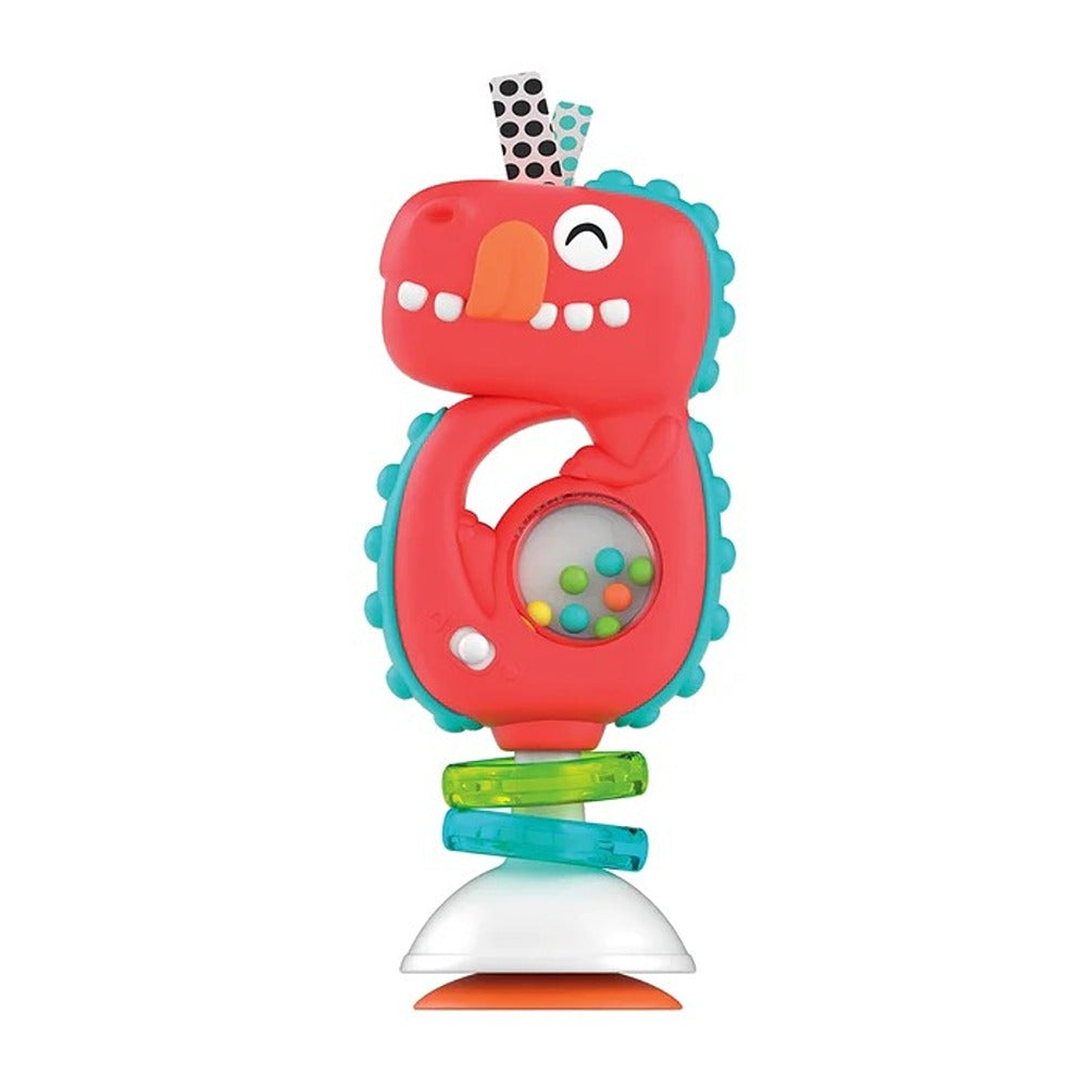 Clementoni Baby Hungry Dino - Shake & Play - Sonaglino Dinosauro Interattivo