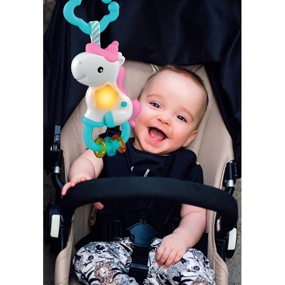 Clementoni Baby Magic Unicorn - Light & Melodies - Sonaglino Unicorno Interattivo
