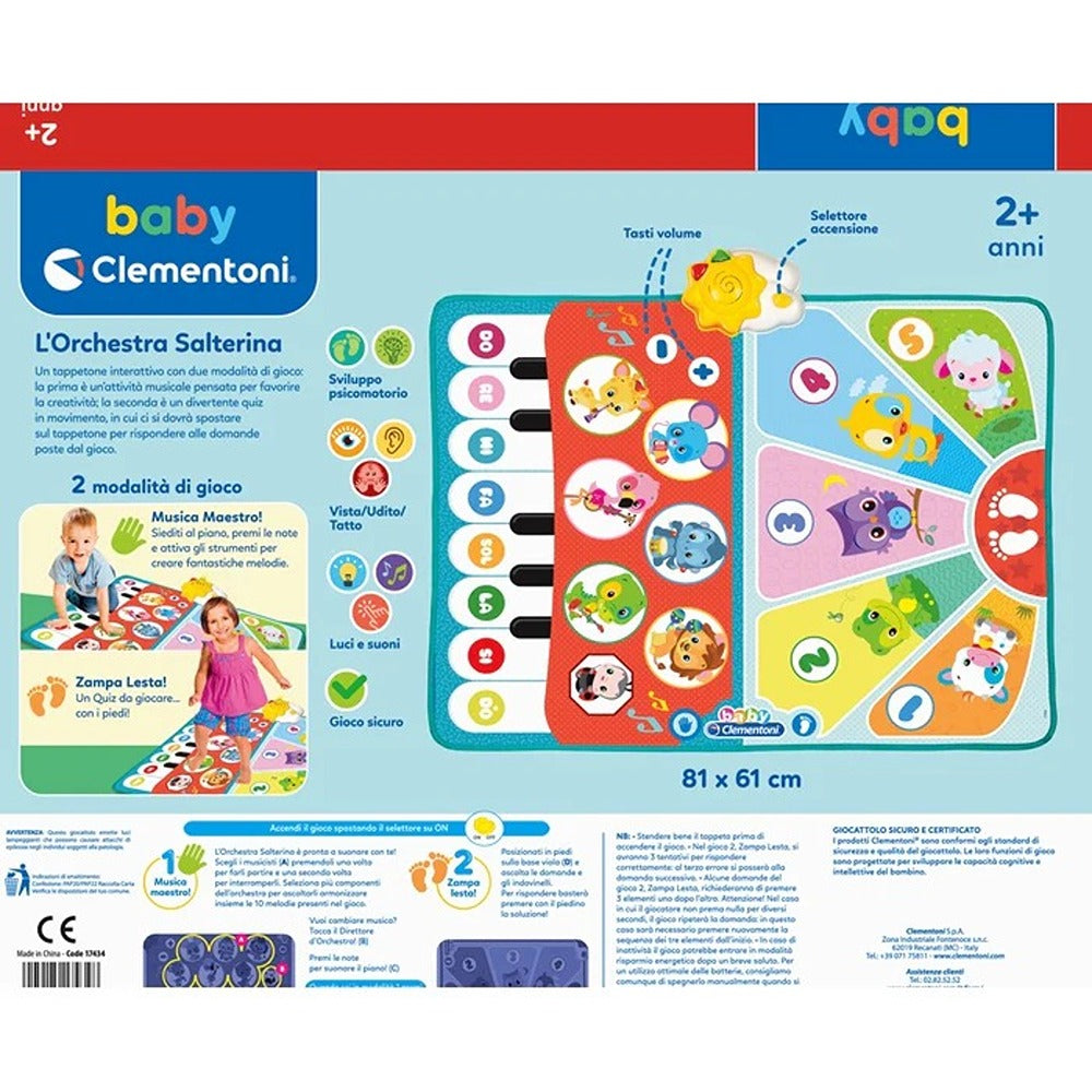 Clementoni Baby Tappeto Musicale Orchestra Salterina