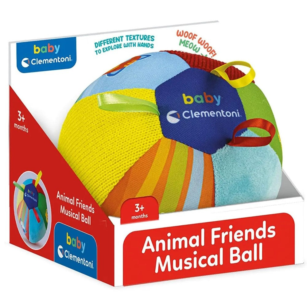 Clementoni Baby Animal Friends Musical Ball - Palla Musicale