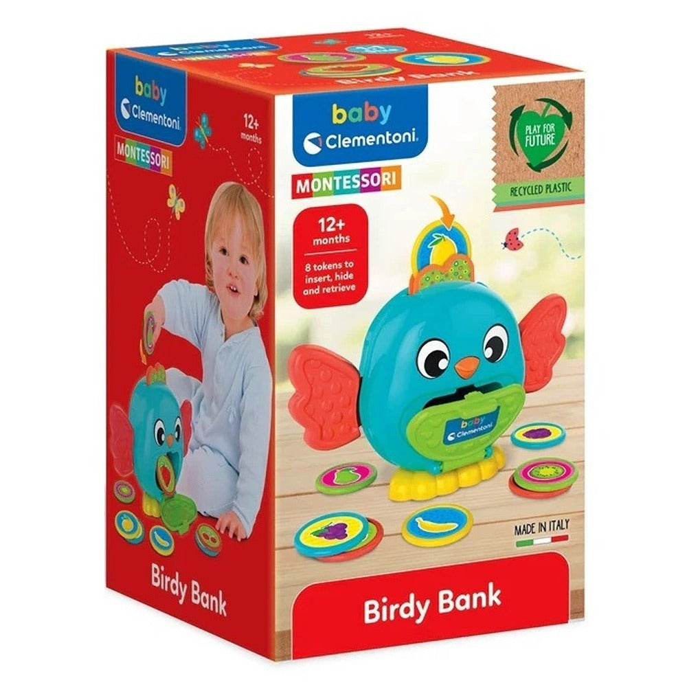 Clementoni Baby Montessori Birdy Bank - Uccellino Salvadanaio