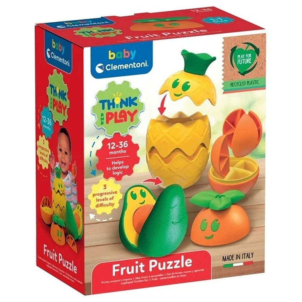 Clementoni Baby Think & Play - Fruit Puzzle
