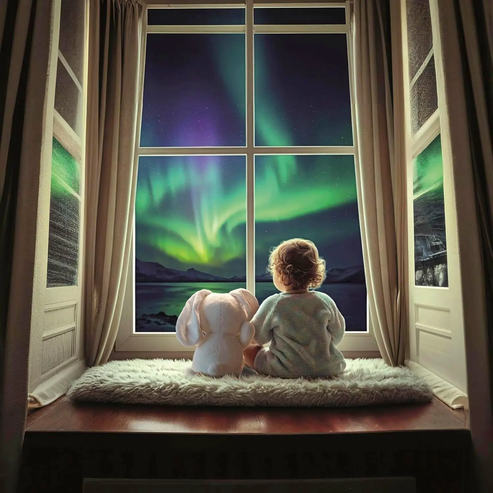 Clementoni Baby Fiocco Il Mio Proiettore D'Aurora Boreale