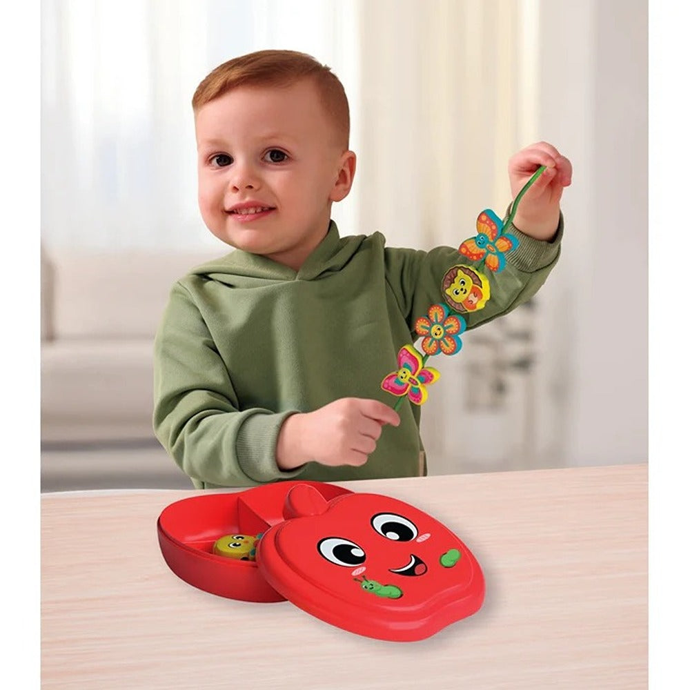 Clementoni Montessori Happy Apple & Friends - Lacing game