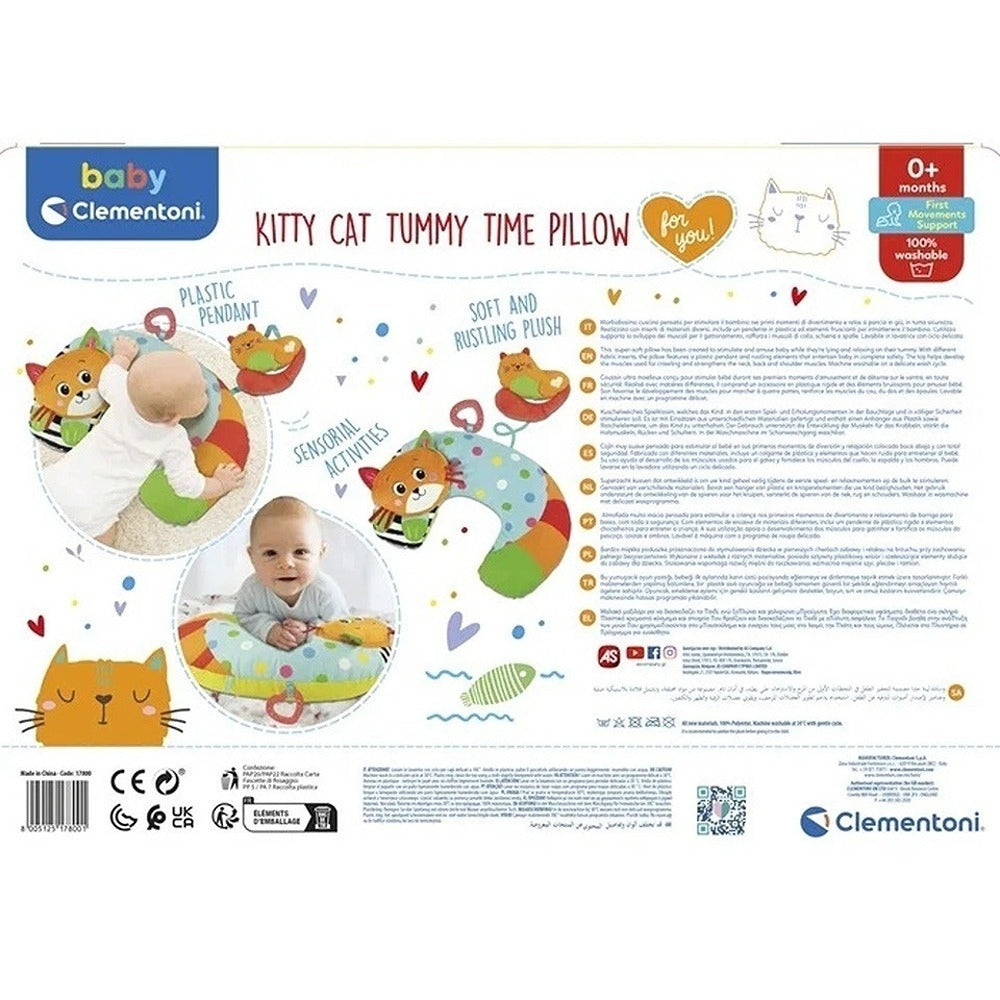Clementoni Baby Kitty Cat Pillow