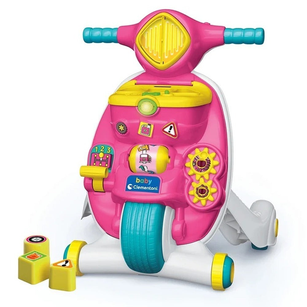 Clementoni Baby Valentina Scooterina Primi Passi 2 in 1