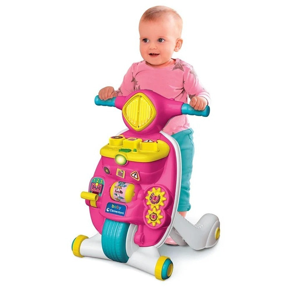 Clementoni Baby Valentina Scooterina Primi Passi 2 in 1