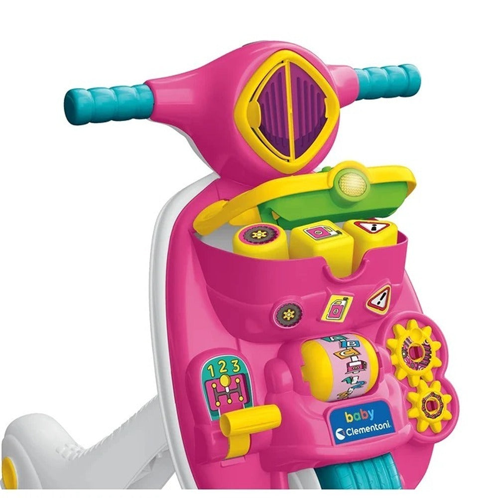 Clementoni Baby Valentina Scooterina Primi Passi 2 in 1