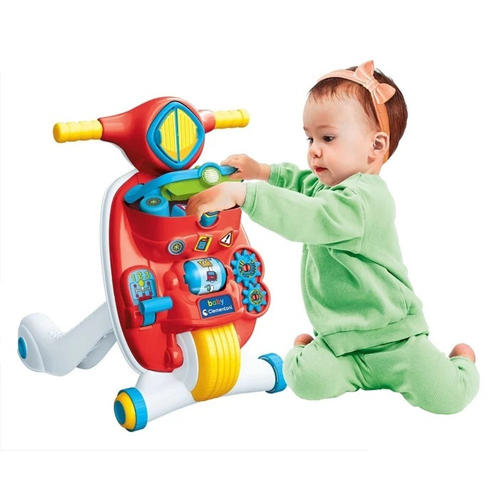 Clementoni Baby Valentino Scooterino Primi Passi 2 in 1