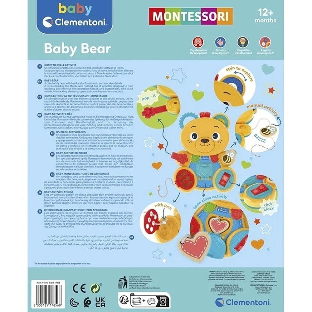 Clementoni Montessori - Orsetto Baby Bear
