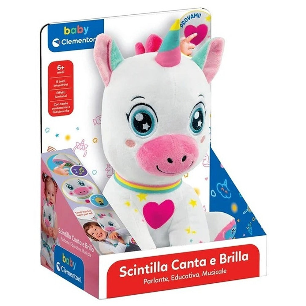 Clementoni Baby Scintilla Unicorno Canta E Brilla