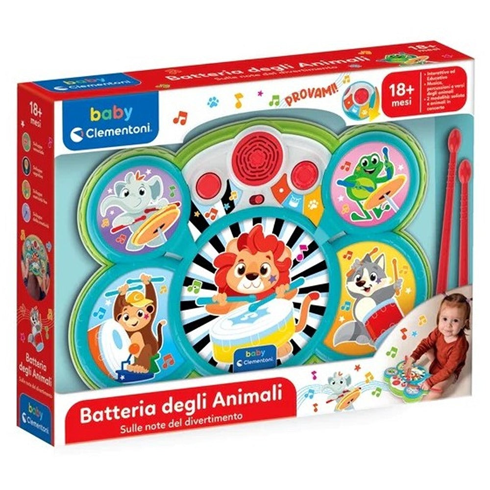 Clementoni Baby Animal Drum - La Batteria Degli Animali