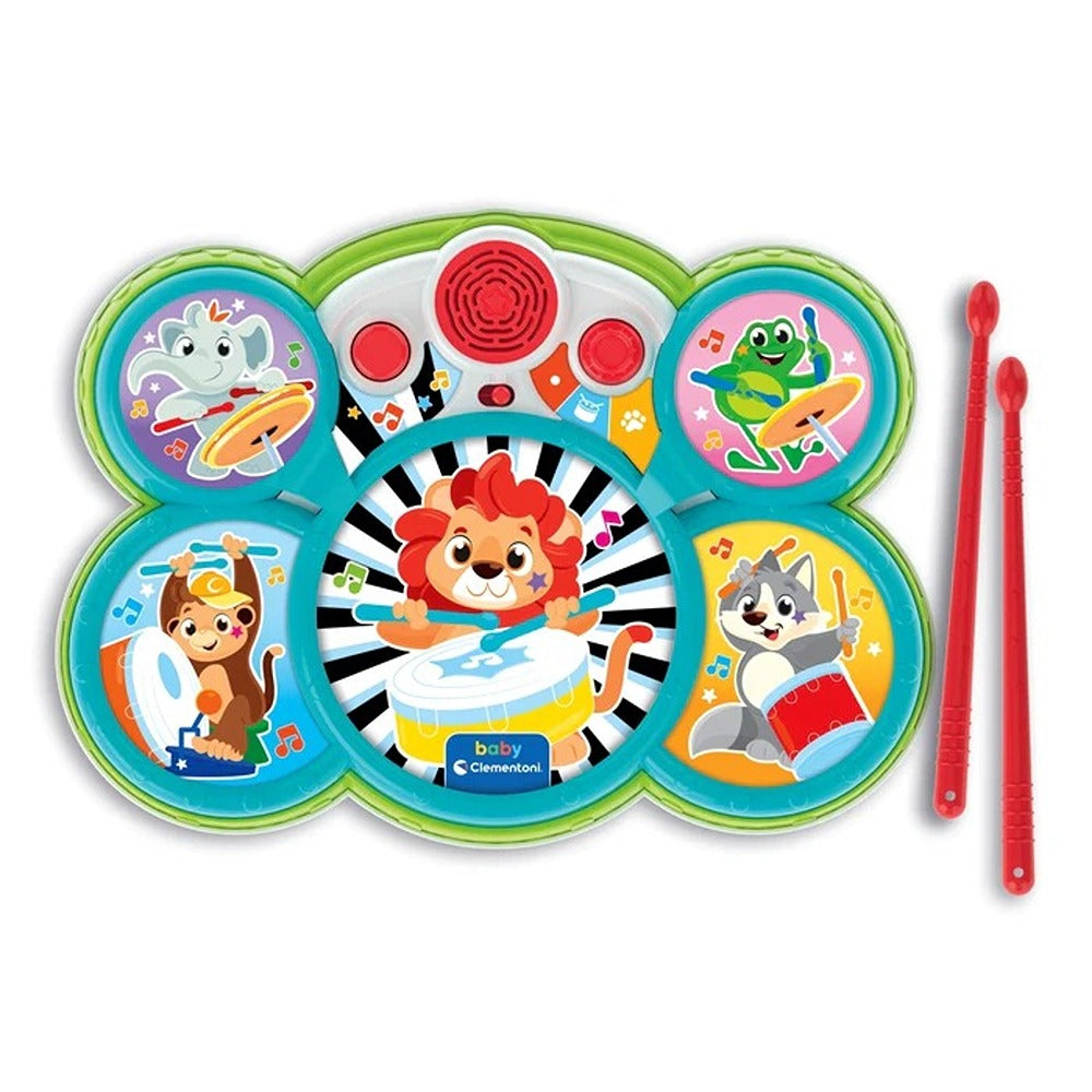 Clementoni Baby Animal Drum - La Batteria Degli Animali