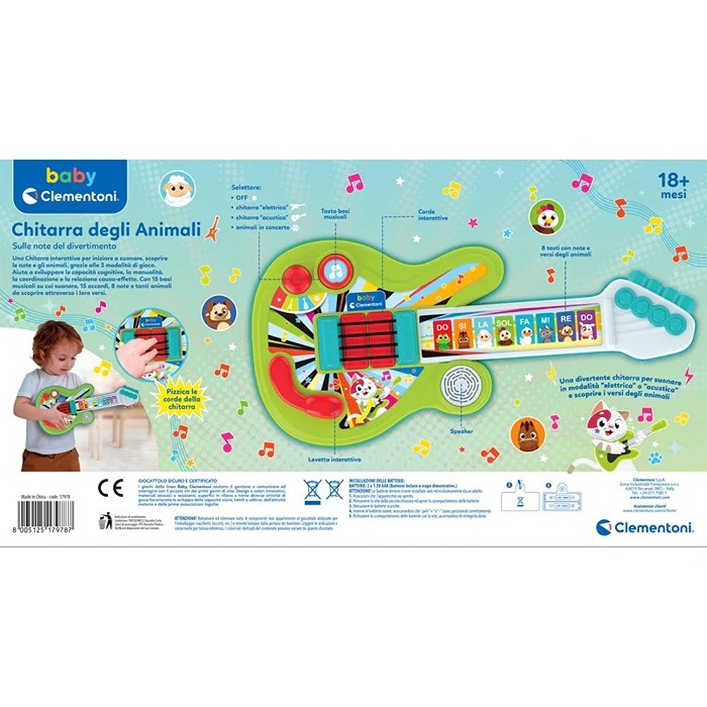 Clementoni Baby Animal Drum - La Chitarra Degli Animali