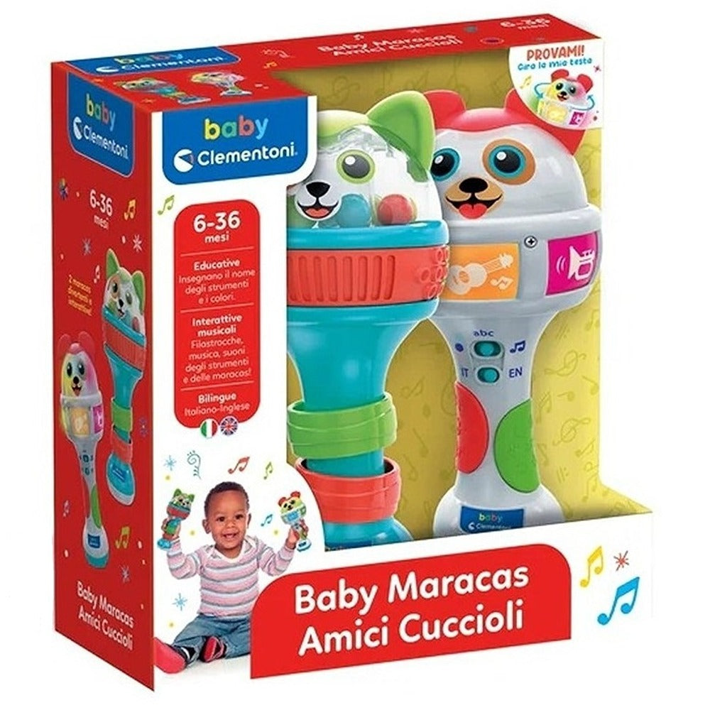 Clementoni Baby Maracas Amici Cuccioli