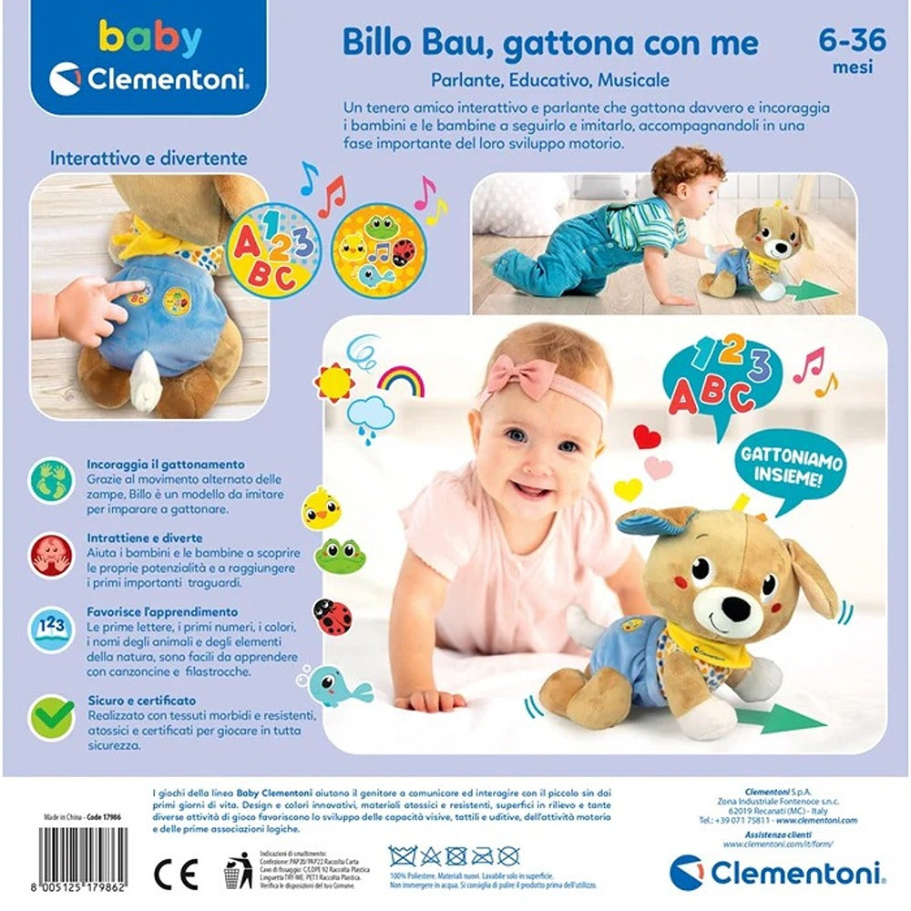 Clementoni Billo Bau Gattona Con Me