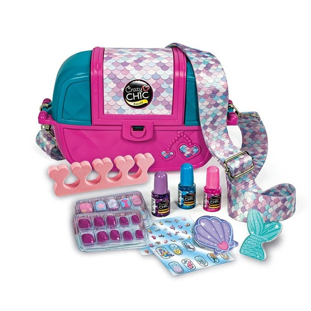 Clementoni Crazy Chic Nail Art Case Set Manicure