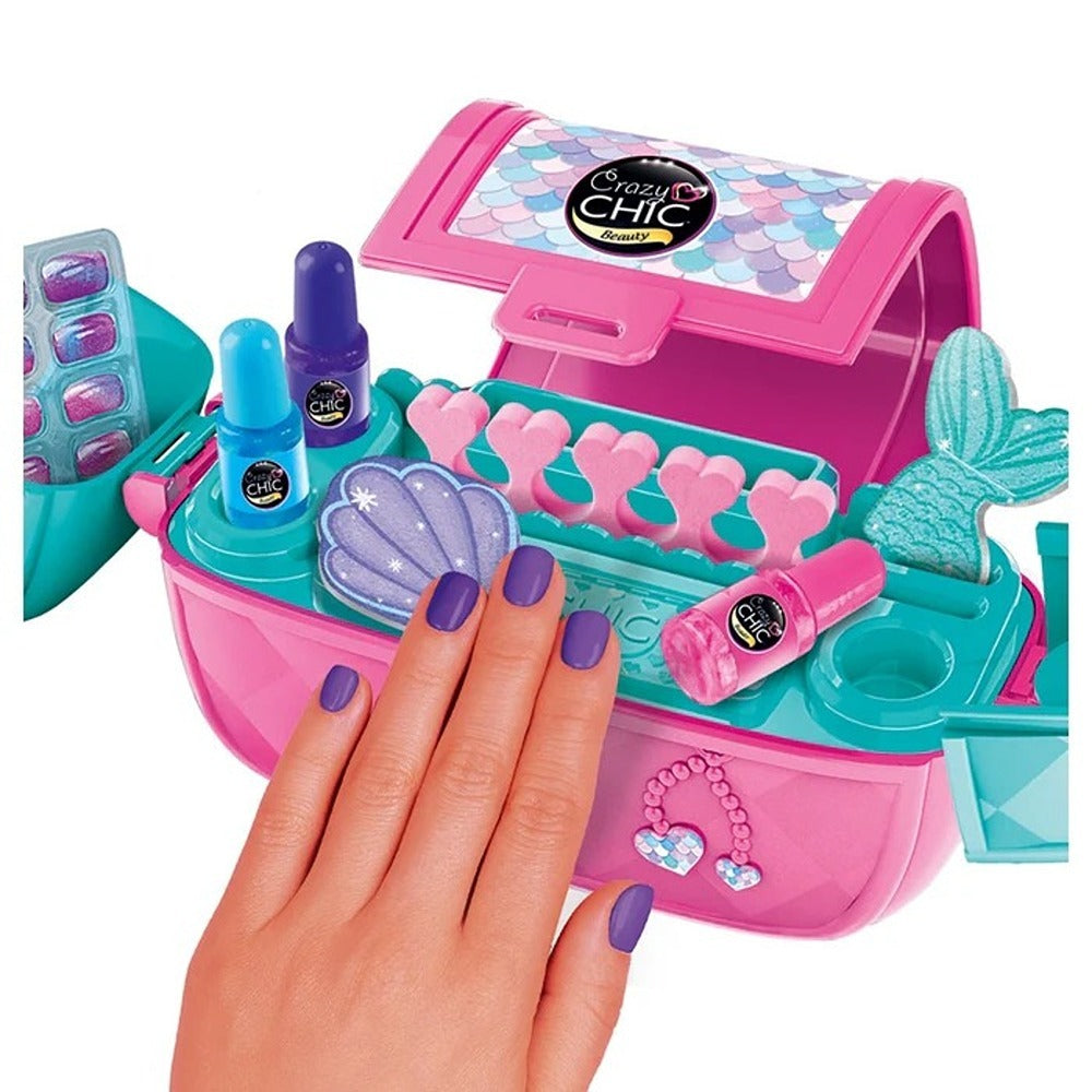 Clementoni Crazy Chic Nail Art Case Set Manicure