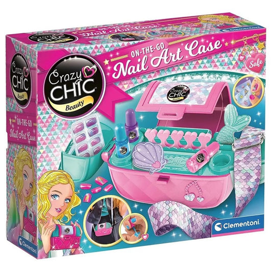 Clementoni Crazy Chic Nail Art Case Set Manicure