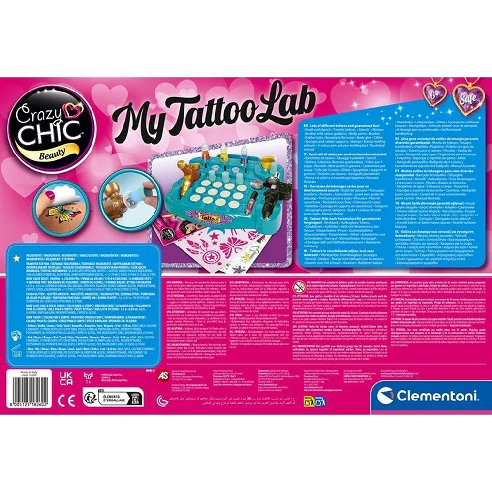 Clementoni Crazy Chic My Tattoo Lab