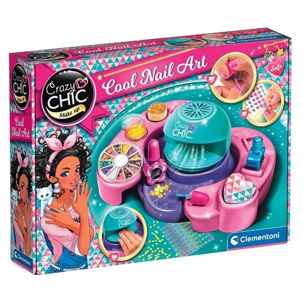 Clementoni Crazy Chic Cool Nail Art – Crea Unghie Fantastiche