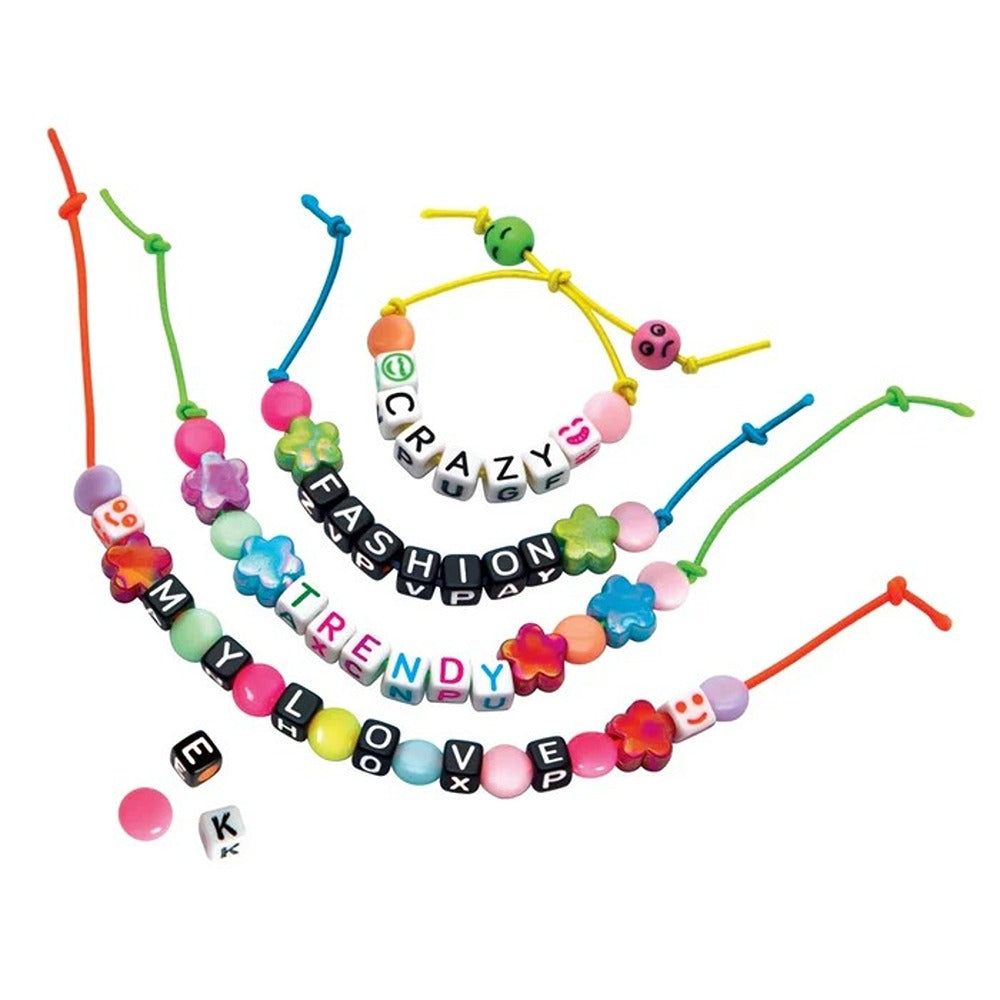 Clementoni Crazy Chic Message Bracelets - Set Per Realizzare Braccialetti