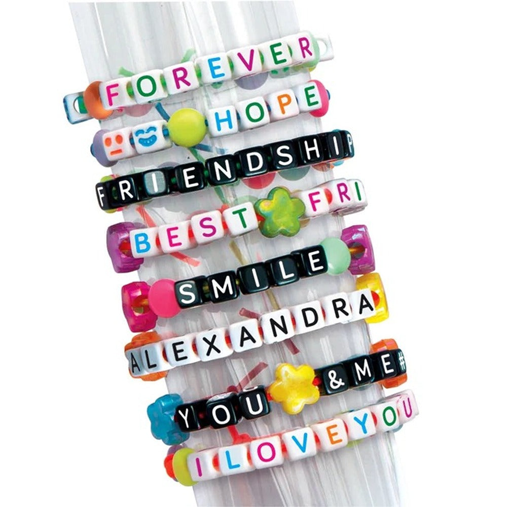 Clementoni Crazy Chic Message Bracelets - Set Per Realizzare Braccialetti