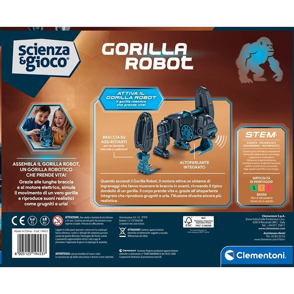 Clementoni Scienza & Gioco Gorilla Robot