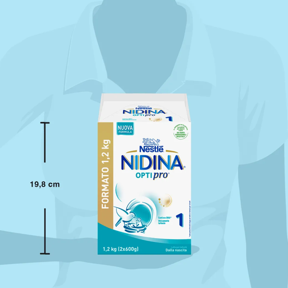 Nestlé Nidina Optipro 1 Latte In Polvere Per Lattanti 1200 gr