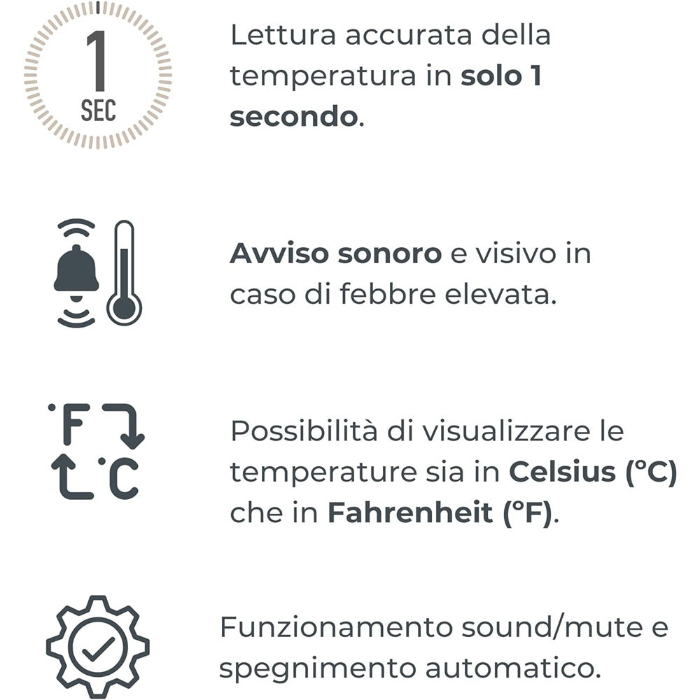 Nuvita Termometro Digitale Frontale E Auricolare