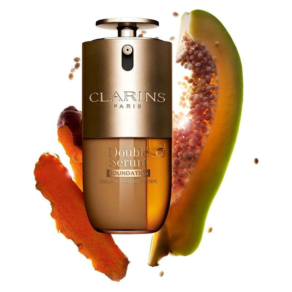 Clarins Double Serum Foundation - Fondotinta in Siero ibrido Finish Luminoso